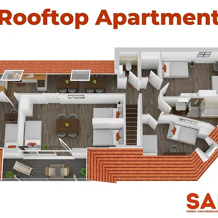 City Centre Apartments With Kitchen & 24H Self Check-In * Kleef